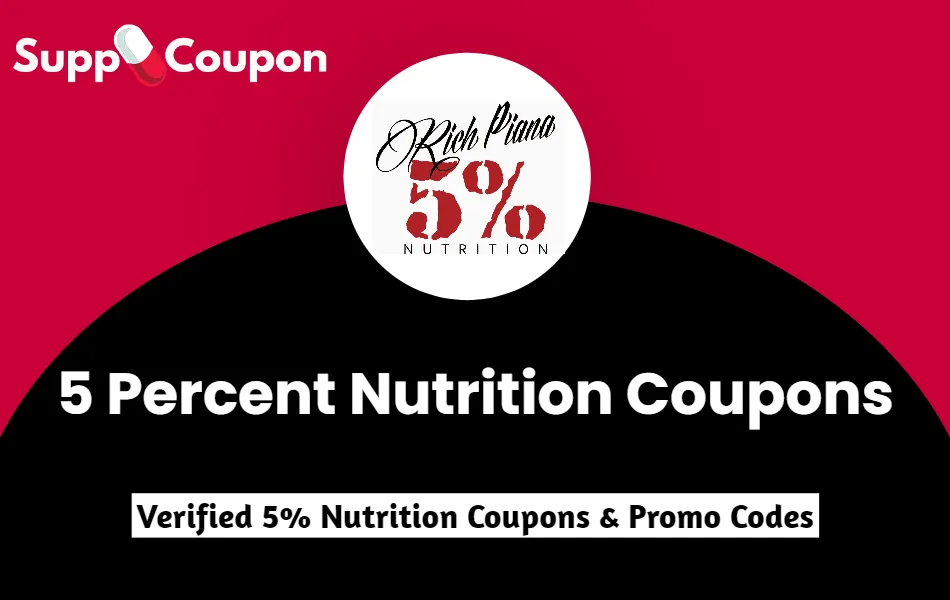 5 Percent Nutrition Coupons & 5% Nutrition Promo Codes