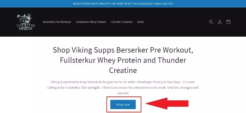 Viking Supps Promo